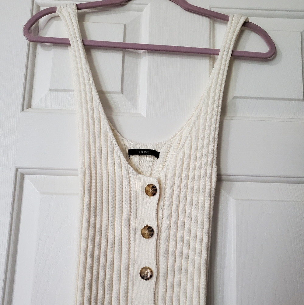 Forever21 Ribbed Knit Midi Dress